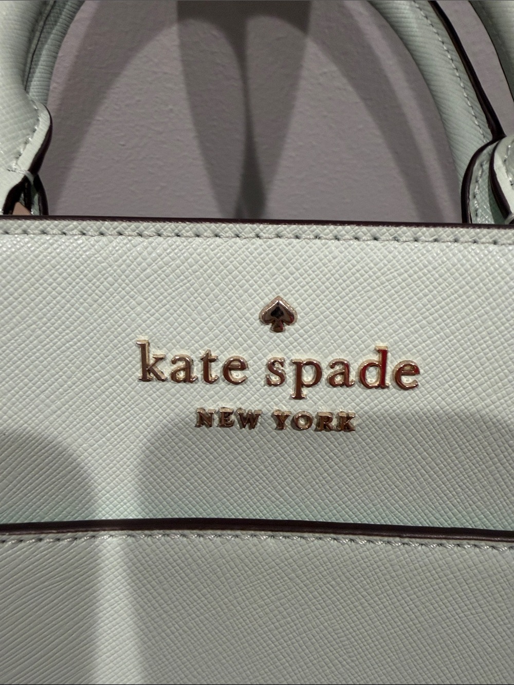 Kate Spade Staci Mint Green Purse with removable strap - Picture 2 of 15
